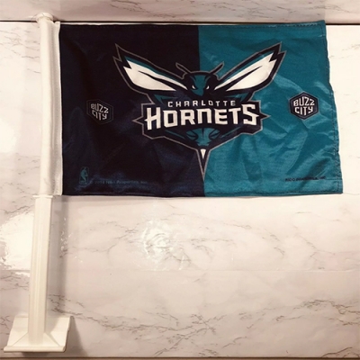 Custom NBA Charlotte Hornets Car Flag