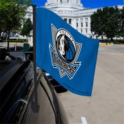 Custom NBA Dallas Mavericks Car Flag