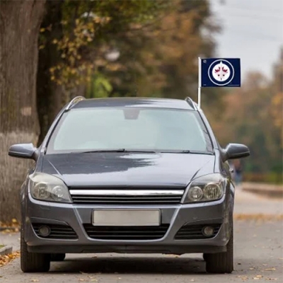 Custom NHL Winnipeg Jets Car Flag