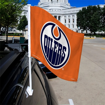 Custom NHL Edmonton Oilers Car Flag