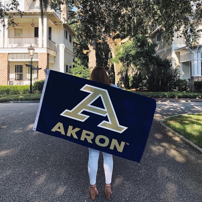 Custom NCAA Akron Zips flag