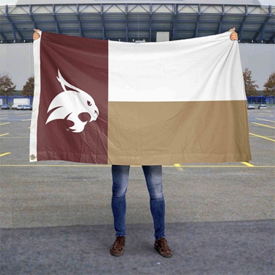 Custom NCAA Texas State Bobcats Flag