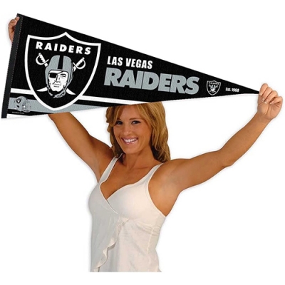 Custom NFL Las Vegas Raiders Pennant