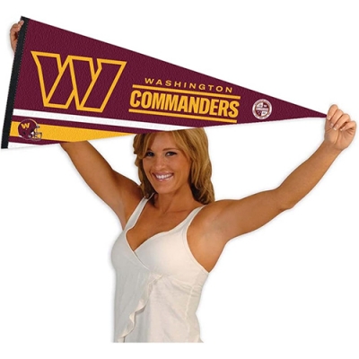 Custom NFL Washington Commanders Pennant