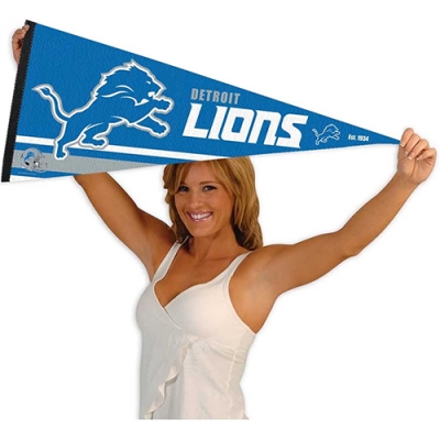 Custom NFL Detroit Lions Pennant